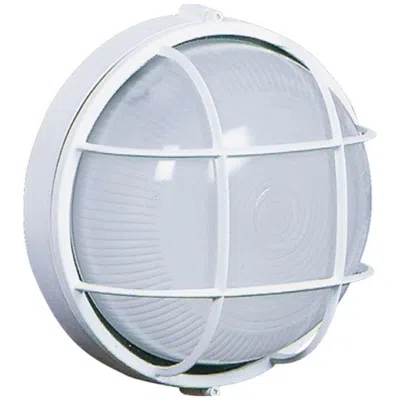 Artcraft Marine 10" High White Metal Outdoor Wall Light