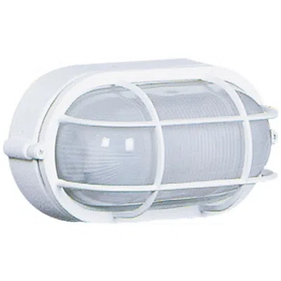 Artcraft Marine 5" Wide White Outdoor Wall Light With Semi-white Glass Shade