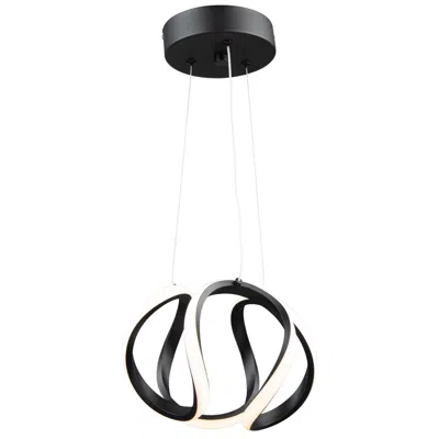 Artcraft Mira 15w Led Pendant Black