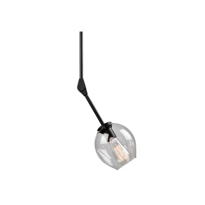 Artcraft Organic 6 1/4" Wide Black Mini Pendant