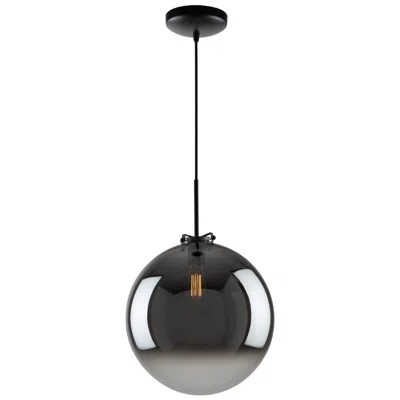 Artcraft Orsa 14" Wide Ombre Black Pendant With Ombre Glass Shade