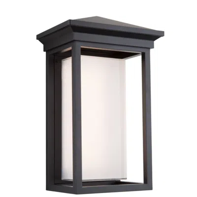 Artcraft Overbrook 1-light Black Cast Aluminum Outdoor Wall Light