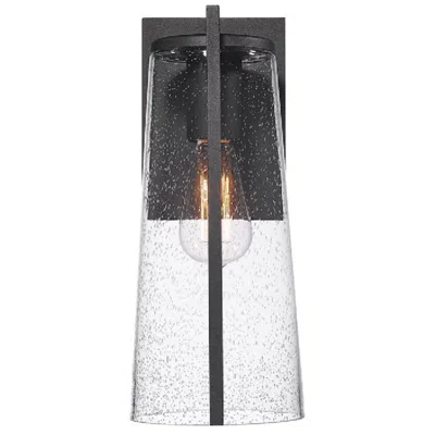 Artcraft Portofino 14" High Outdoor Wall Light Black