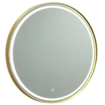 Artcraft Reflections 31.5" Wide Brushed Brass Mirror