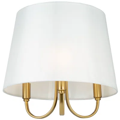 Artcraft Rhythm 3 Light Semi-flush Mount Brushed Gold