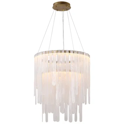Artcraft Roselle 28" Wide Legacy Brass Led Chandelier