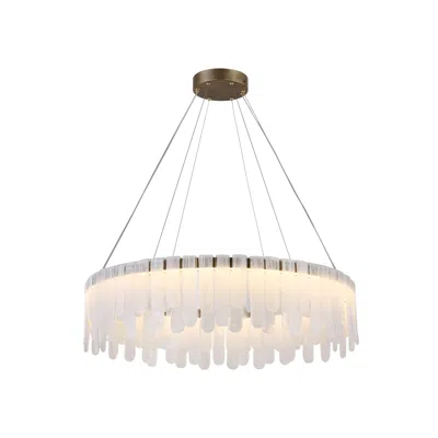 Artcraft Roselle 32.5" Wide Legacy Brass Pendant