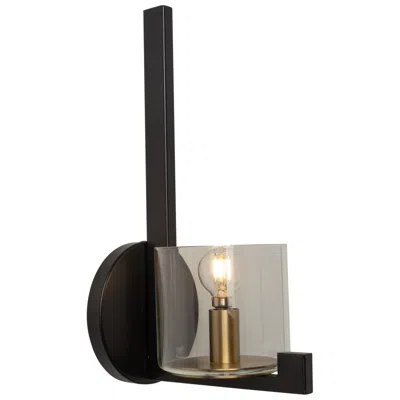 Artcraft Salinas 1-light Sconce Black And Brass