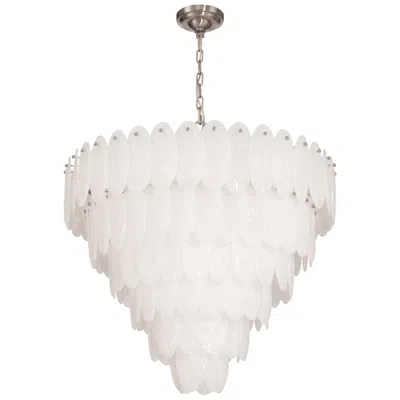 Artcraft Serena 31" Wide 25-light Satin Nickel Chandelier