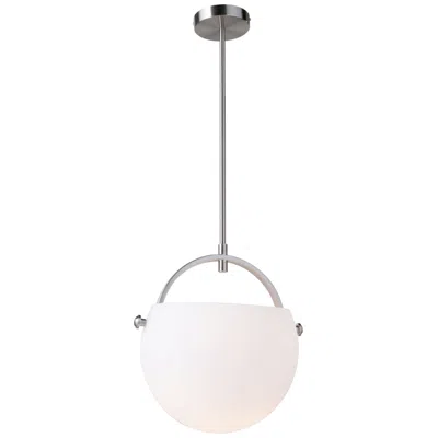 Artcraft Single Opal Glass Pendant Ac10080sn