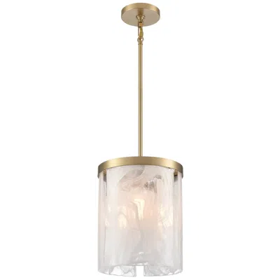 Artcraft Skye 10" Wide Brushed Brass 3-light Mini Pendant