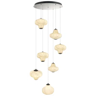 Artcraft Solara 25" Wide 7-light Graphite Led Chandelier