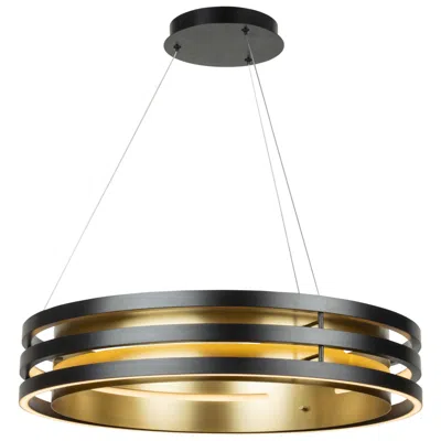 Artcraft Toledo 25.5" Wide Black Chandelier With Black Shade