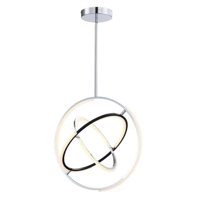 Artcraft Trilogy Led 24" Pendant Polished Nickel