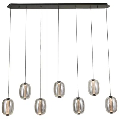 Artcraft Vega 47 1/4" Wide Black Led Multi-light Island Pendant