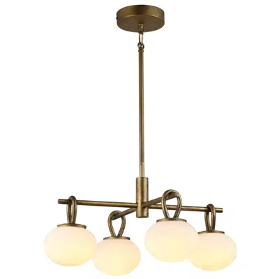 Artcraft Velora 20" Wide 4-light Legacy Brass Pendant