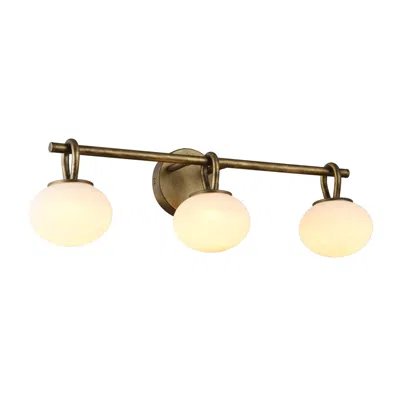 Artcraft Velora 8" High 3-light Legacy Brass Wall Sconce