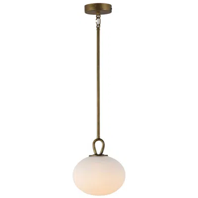 Artcraft Velora 9" Wide Legacy Brass Pendant