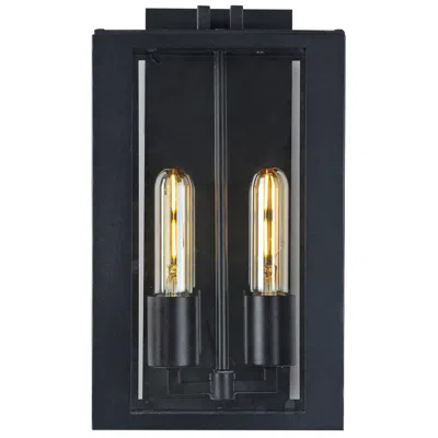 Artcraft Waterville 6" Wide Outdoor Wall Light Matte Black