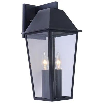 Artcraft Winchester 2-light Outdoor Wall Light Black