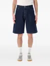 Arte Antwerp Belt Detail Shorts In Blue