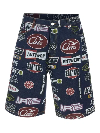 ARTE ANTWERP ALL-OVER PRINT SHORTS