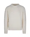 Arte Antwerp Arte Knit Cream Sweatshirt In Neutral