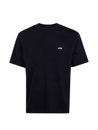 Arte Antwerp Back Graphic T-shirt In Black