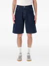 Arte Antwerp Belt Detail Shorts In Blau