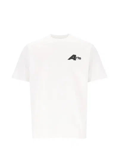 Arte Antwerp Big A Logo-print T-shirt In White