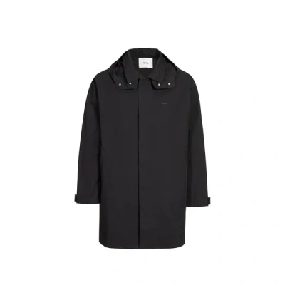 Arte Antwerp Blouson Ample À Capuche En Coton In Black