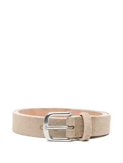 Arte Antwerp Buckle Belt In Neutral