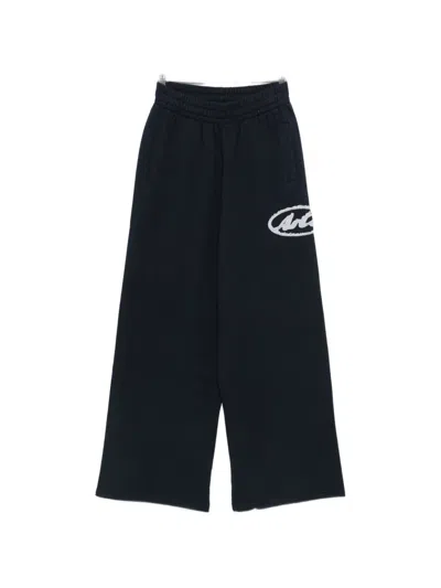 Arte Antwerp Circle Patch Logo Sweatpants In Black
