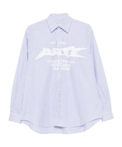 Arte Antwerp Composition Gallery Shirts In Blue