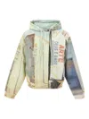 Arte Antwerp Angola Print Multicolour Jacket In Green