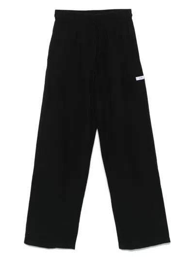 Arte Antwerp Cotton Trousers In Black