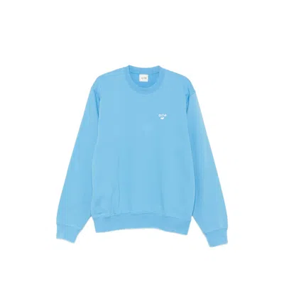 Arte Antwerp Crew-neck Cotton Sweater In Blue