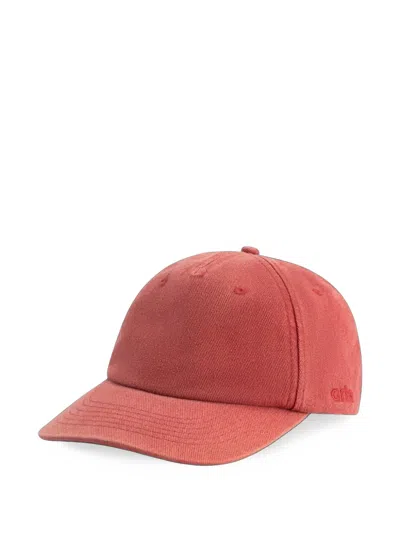 Arte Antwerp Denim Cap In Burgundy