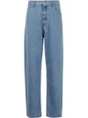 Arte Antwerp Denim Logo Bird Pants By