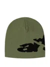 Arte Antwerp Embroidered-logo Beanie Hat In Green