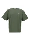Arte Antwerp Embroidered-logo Cotton T-shirt In Green