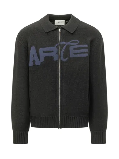 Arte Antwerp Energy Cardigan In Gray