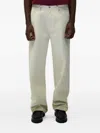 Arte Antwerp Eye-detail Straight-leg Jeans In White