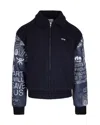 Arte Antwerp Giubbino Graffiti Varsity Navy In Black