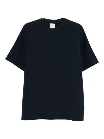 Arte Antwerp Graphic-print Crew-neck T-shirt In Blue
