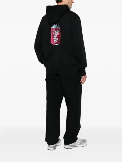 Arte Antwerp Graphic-print Drawstring Hoodie In Black