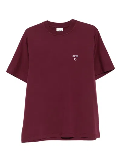 Arte Antwerp Heart Logo T-shirt In Red