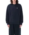 Arte Antwerp Heart Black Sweatshirt In Blue