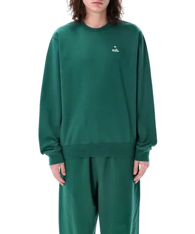 Arte Antwerp Heart Sweatshirt In Green