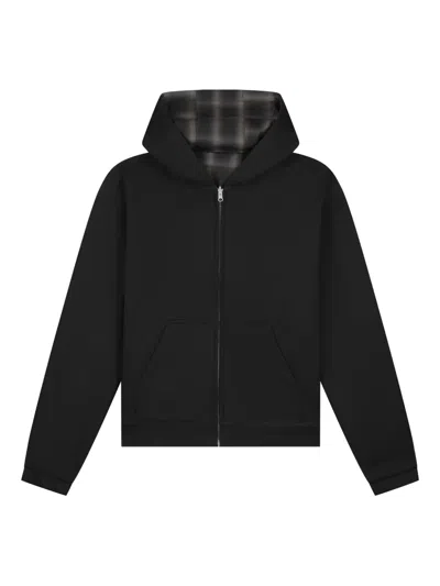 Arte Antwerp Hooded Zip-fastening Jacket In Black